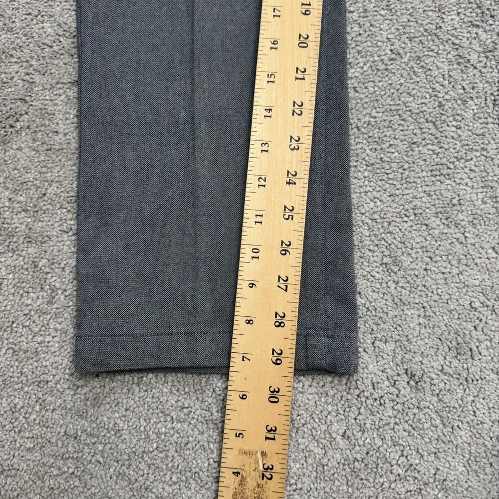 Banana Republic Kentfield Cotton Dress Pants Mens 33x30 Gray Straight Leg Career